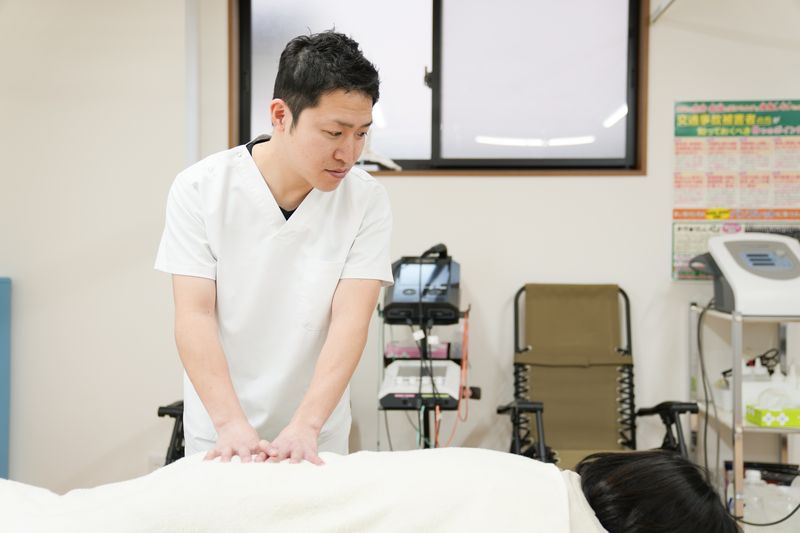 施術の様子